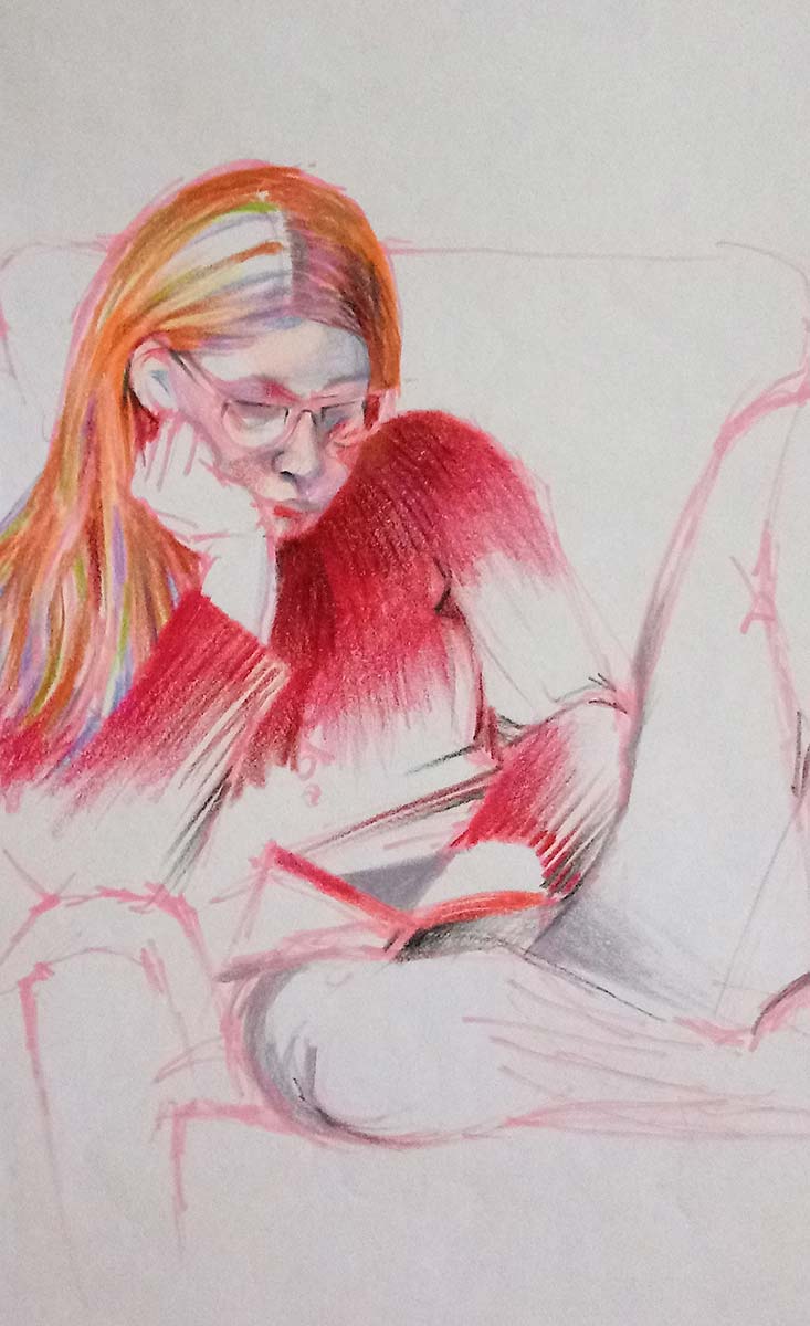 Sarah - Colored Pencils